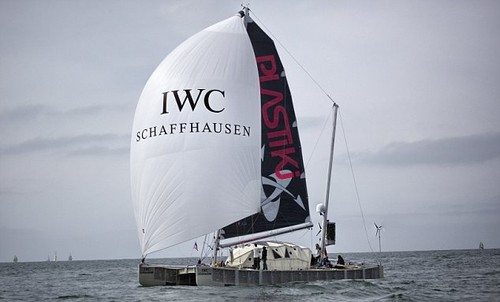 Plastiki always did prefer downwind sailing © SW